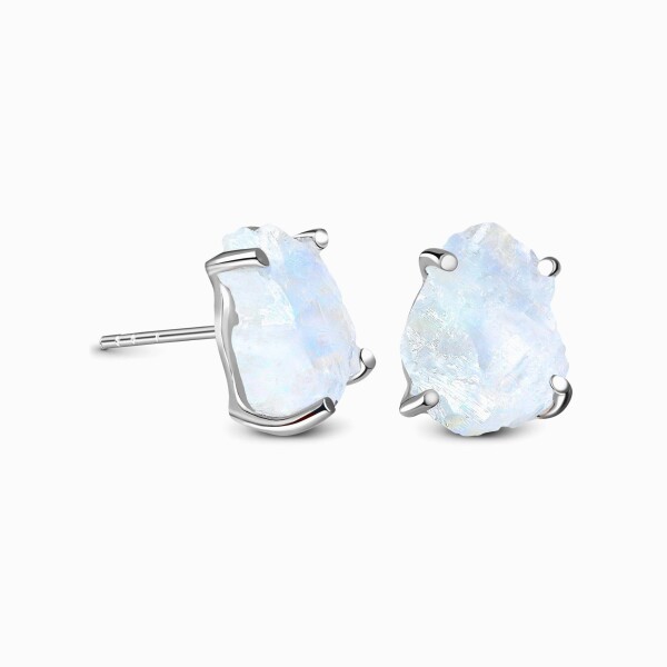 Emporial stříbrné náušnice GU-DR16341E-SILVER-MOONSTONE