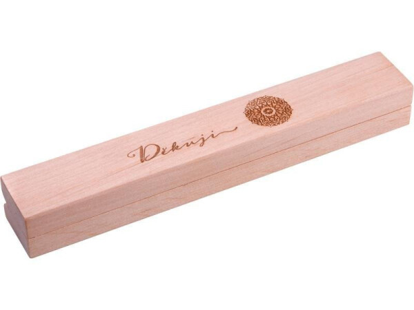 Dřevěná krabička na propisku "Děkuji" - Sri Chinmoy