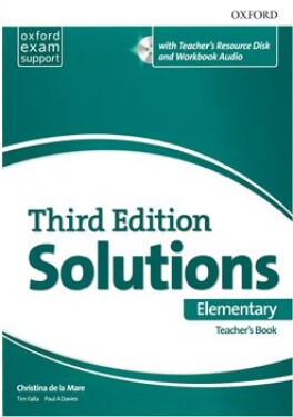 Maturita Solutions 3rd Elementary Essentials Teachers Book & Resource Disc Pack - Tim Falla, Paul A Davies, Christina de la Mare
