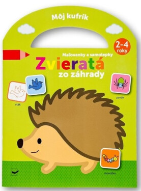 Môj kufrík Zvieratá zo záhrady Maľovánky samolepky