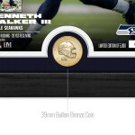 Obraz Seattle Seahawks NFL Kenneth Walker III Super Bowl LX MVP Bronze Coin