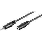 PremiumCord Kabel prodlužovací Jack 2.5mm- Jack 2.5mm M/F 2m (4040849504587)