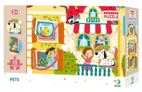 DODO Puzzle s vkládačkou Mazlíčci