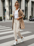 Dámská přechodná bunda parka MEROY béžová FashionStreet TY4288 S