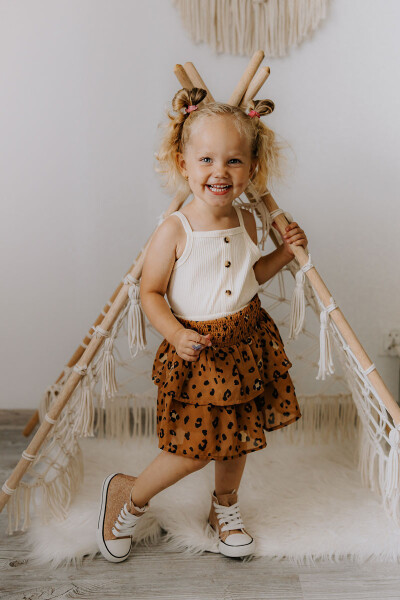 Dětské vysoké tenisky Růžové zlato Catrina 20