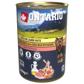 Ontario Konzerva jehněčí s bylinkami paté 400g (214-21162)