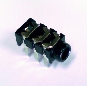 Zásuvka 3,5 mm 5Pin stereo pro sluchátka