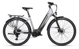 MAXBIKE VILLA 26", barva šedá, baterie 17,5Ah/630Wh, model 2025, rám M - ZDARMA dopravné, odborná montáž, seřízení a zámek ABUS! (Záruka nejlepší ceny. Nalezli jste někde lepší cenu? Napište nám a zkusíme ji trumfnout!)