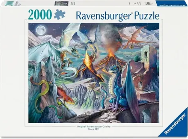 RAVENSBURGER Puzzle Říše draků