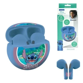 Lexibook Stitch sluchátka do uší modrá / Sluchátka / Bluetooth / s mikrofonem / nabíjecí pouzdro / dotykové ovládání (HPBT05D)