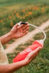 Běžecká měkká láhev Compressport ERGOFLASK 500ml - dlouhá hadička