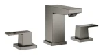 Grohe Eurocube - Umyvadlová baterie s výpustí 3-otvorová instalace kartáčovaný Hard Graphite (20351AL0)