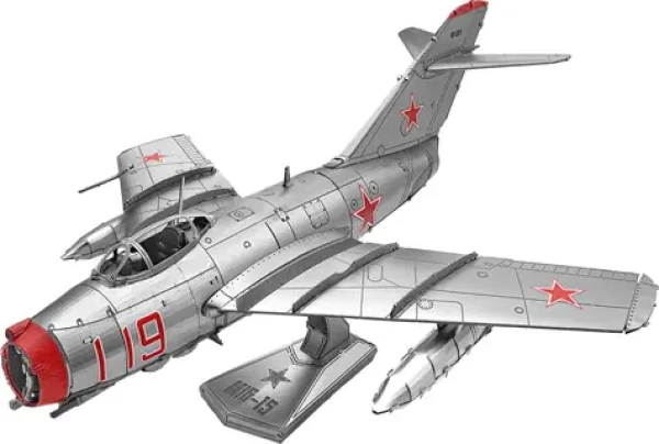 Metal Earth 3D puzzle stíhačka MiG-15