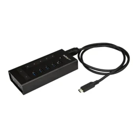StarTech 7 Port USB-C černá / USB hub / 5x USB-A / 2x USB-C / Hliníkové tělo (HB30C5A2CST)