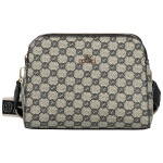 Stylová dámská koženková crossbody Maria, černobílá