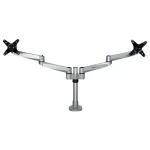StarTech Stolní rameno pro 2 monitory stříbrná / Rameno pro 2 monitory / nosnost 10 kg / do 27" / rotace 360° (ARMDUALPS)