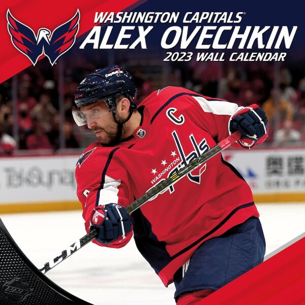 JF Turner Kalendář Washington Capitals Alexander Ovechkin #8 2023 Wall Calendar