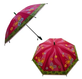 TEDDIES Deštník vystřelovací Motýl / Deštník / O 83 cm / délka 66 cm (00850127)