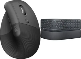 Logitech Lift Graphite + Ergo K860 / Klávesnice + myš / ergonomická / bezdrátová