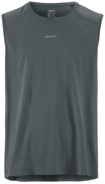 Běžecké tričko CRAFT Hypervent Sleeveless - šedé Velikost textilu: L