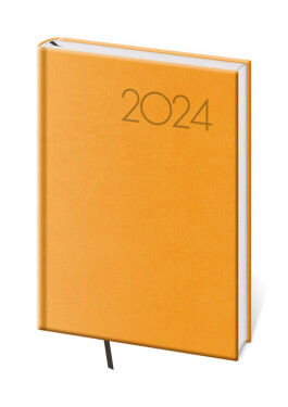 Diář 2024 denní A5 Print Pop - žlutý