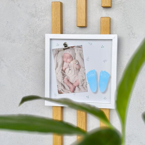 Fotorámeček pro miminko se sadou na 3D odlitky