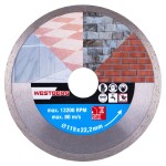 Kotouč diamantový, plný, 115mm, 22,2mm, WESTBERG