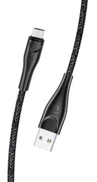 USAMS SJ399 U41 Braided Datový Kabel microUSB 3m černá (6958444983622)