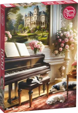 CHERRY PAZZI Puzzle Místnost s klavírem