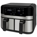 Proficook FR 1242 / Horkovzdušná fritéza / 2400W / 2x 4.5l / 40°C - 200°C (4006160124286)