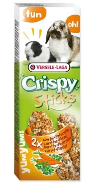 VERSELE-LAGA Crispy Sticks s mrkví a petrželkou 110 g, 2 ks / Pamlsky pro hlodavce / Králík, morče (7205-462060)