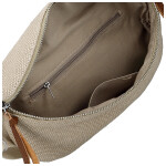 Trendy dámská textilní ledvinka Ayana, béžový