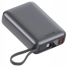 SWISSTEN 22013976 20000mAh stříbrná / Power Bank / 45W / USB-A USB-C (22013976)