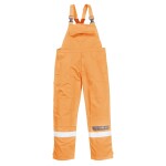 Portwest Portwest BIZFLAME PLUS FR27 / Nehořlavé reflexní kalhoty s laclem antistatické oranžová