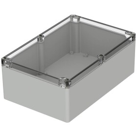 Bopla EUROMAS M 2401 G 02240300 Průmyslová skříň 240 x 160 x 90 polykarbonát šedobílá (RAL 7035) 1 ks