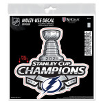 Fanatics Samolepka Tampa Bay Lightning NHL 2021 Stanley Cup Champions 6'' x 6'' Repositionable Decal% 1 ks