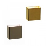 Cariitti SY SQ nástěnné osvětlení, nerez. ocel, fitinka C1545075L