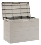 TOOMAX WOODYS zahradní plastový úložný box 160 L - světle šedá