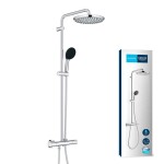 GROHE - Vitalio Start Sprchový set s termostatem, průměr 25 cm, 2 proudy, chrom 26677001