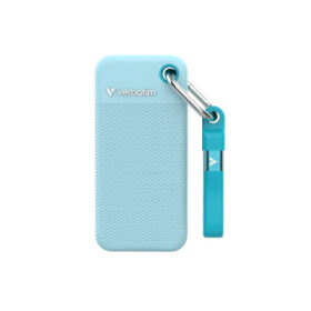 VERBATIM externí SSD 2TB Pocket SSD, USB-C, Modrá EDF_714504