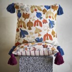 Bloomingville Dekorativní polštář Anniversary 45 × 45 cm, multi barva, textil
