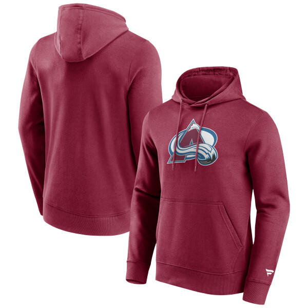 Fanatics Pánská mikina Colorado Avalanche Primary Logo Graphic Hoodie Rhododendron Velikost: