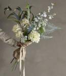Bloomingville Umělá kytice Symphonie Bouquet White, multi barva, plast