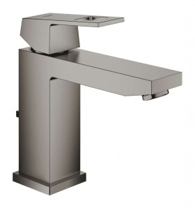 GROHE - Eurocube Umyvadlová baterie s výpustí, kartáčovaný Hard Graphite 23445AL0