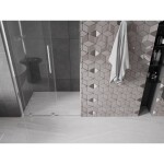 MEXEN/S - Velar L posuvné sprchové dveře 90, transparent, chrom 871-090-003-01-01
