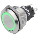 C & K Switches U811J85W3GE223 tlačítko 120 V, 28 V/DC 1 A 1x zap/(zap) červená (š x v) 15.24 mm x 12.70 mm 1 ks Bulk