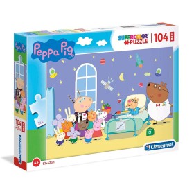 Clementoni Puzzle Supercolor Maxi - Peppa Pig, 104 dílků - Clementoni