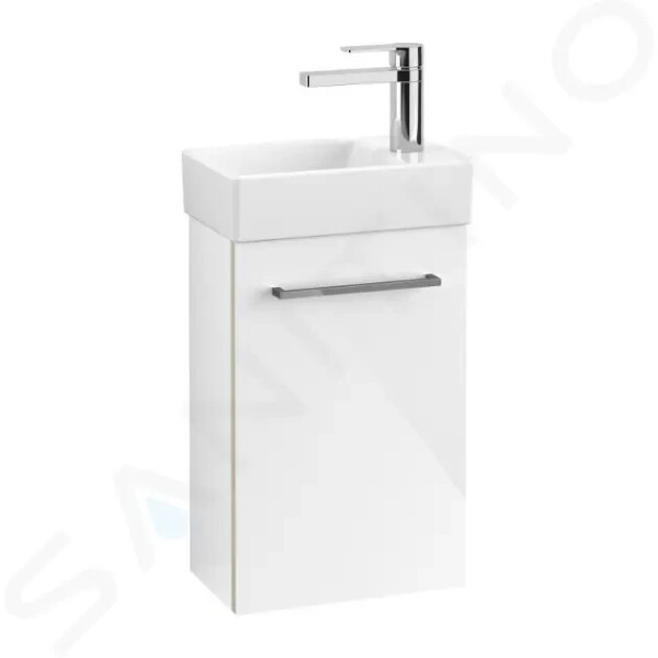 VILLEROY & BOCH - Avento Umyvadlová skříňka, 340x514x202 mm, 1 dvířka, Crystal White A87601B4