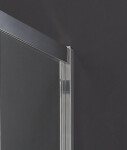 Aquatek - MASTER F1 100 Pevná boční stěna ke sprchovým dveřím , barva rámu chrom, výplň sklo - matné MASTER F1100-177