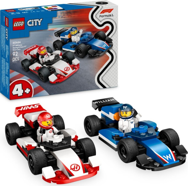LEGO® City 60464 Závodní vozy F1® Williams Racing a Haas F1® - LEGO® DOTS